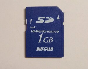 BUFFALO 1GB SD メモリーカード 