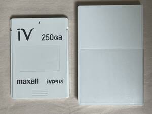 maxell マクセル iVDR-S 250GB iV M-VDRS250G.C アイヴィ Wooo対応 カセットハードディスク 2010年10月製