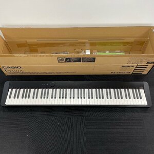 【80】☆1円～ 通電鍵盤反応確認 Casio Privia PX-S1000 BK キーボード 88鍵盤 2021年製 ブラック カシオ 中古 現状品 中古品 収集家放出品