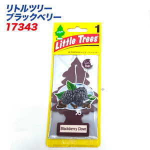 メテオAPAC株式会社：リトルツリー LittleTrees エアーフレッシュナー 吊り下げ式芳香剤 ブラックベリー 消臭/17343/ ht