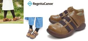 新品！　Regetta Canoe (リゲッタ カヌー)　 レディース ミリタリー ベルト シューズ オブリックシューズ 