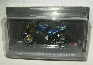 海外　限定品 　バレンティーノ・ロッシ　46　 YAMAHA YZR-M1 TEST VALENCIA 1/18　 フィギュア