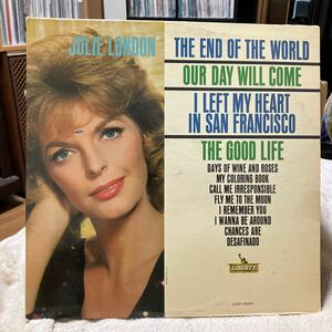 【LP】ジュリー・ロンドン / JULIE LONDON / ジ・エンド・オブ・ザ・ワールド/ The End Of The World / US盤 / LIBERTY MONO