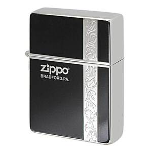 Zippo ジッポライター 1935レプリカ バーティカル アラベスク 唐草 両面加工 Vertical Arabesque 銀メッキ 1935VERS プレゼント 贈り物