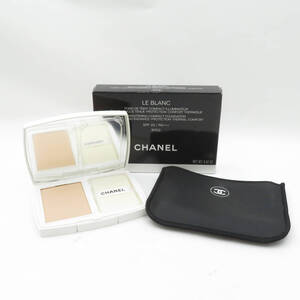 未使用 CHANEL シャネル ル ブラン ブライトニング コンパクト BR222 パウダーファンデーション BT1746B