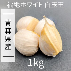 にんにく 【青森県産】福地ホワイト六片 1kg 産直野菜②