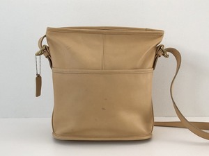 オールドコーチ OLD COACH ショルダーバッグ キャメル バッグ ヴィンテージ USA vintage [ba-327]