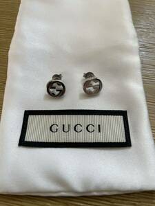 GUCCI グッチ　ピアス　正規品　美品　シルバー