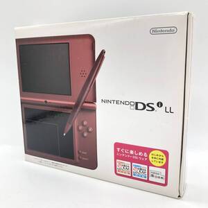 【未使用保管品】 任天堂　ニンテンドー　Nintendo DSi LL　UTL-S-WRA　ワインレッド　ゲーム機　本体