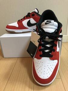 【新品未使用】【希少】NIKE BY YOU DUNK LOW CHICAGO ナイキ バイユー ダンク ロー シカゴ オマージュ28cm US10 赤 白 黒 レッド