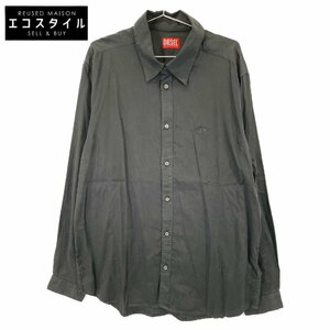 DIESEL ディーゼル A14415 ブラック S-SIMPLY-C SHIRT ブラック 50 トップス メンズ 中古