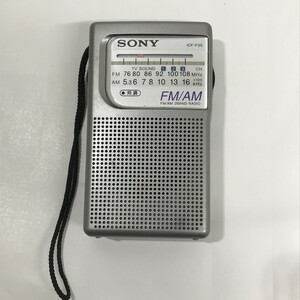 SONY FM/AM ポータブルラジオ ICF-P20 ソニー 角D0910-22