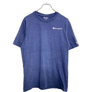 Champion 半袖 プリント Tシャツ Mサイズ チャンピオン ロゴ ネイビー 古着卸 アメリカ仕入 t2408-4125