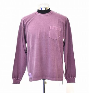 WTAPS（ダブルタップス）BLANK LS 02 TEE COTTON 191ATDT-CSM08 ブランク LOGO ロゴ 長袖 Tシャツ ポケット ポケTee ロンTee カットソー