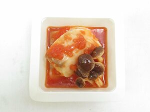 ★【直接引取不可】 食品サンプル ディスプレイ シイラの蒸し焼き トマトソース マヒマヒ 惣菜 おかず 一品 見本品 料理模型 飲食店 置物