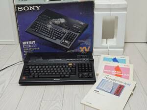 HB-F1XV SONY MSX2+【フルメンテナンス:キーボードPCB交換/ベルトレスFDD交換/512kb】