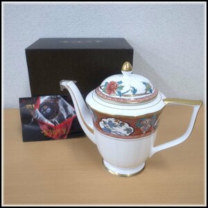 A259T　MIYAO BY MIKASA ミカサ　古伊万里　絵付コーヒーポット　FINE BONE CHINA ファイン ボーン チャイナ　未使用品