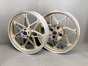 ●ゼファー400 (ZR400C) セブンスター ホイール キャストホイール 前後セット ゼファーカイ400 ZR400G 241122DJ0040