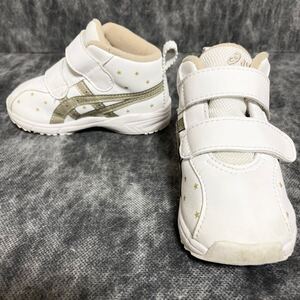 asics アシックス GD.RUNNER BABY SL-MID ミドルカットスニーカー マジックテープ ベビーシューズ ホワイト 15cm ＊EJ