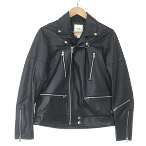 【中古】THE CRIMIE RIDERS LAMB LEATHER JKT M ブラック ザクライミー 羊革[240010441050]