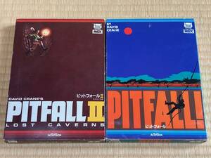 ピットフォール! ピットフォール2 PITFALL! PITFALL Ⅱ 失われた洞窟 MSX 2本セットで アクティビジョン ACTIVISION