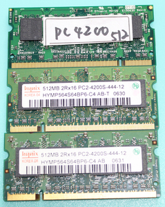 hynix+他/PC2-4200/512MBX3枚/0803-11