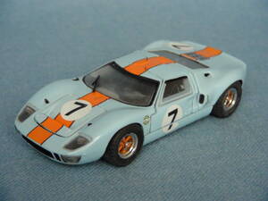 【希少】ジョエフEVO1/43限定品・フォードGT40レーシング・ガルフカラーNo7・美品