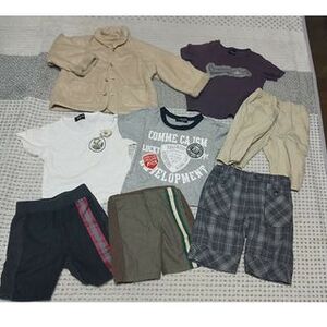 コムサイズム 90 服 8点セット 男の子用　まとめ　コムサデモード　コート　上着　半袖　ズボン