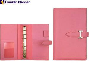 送料350円~(即決は送料無料) 新品Franklin Plannerピンク61108システム手帳Hベルト フランクリン プランナー カラーノブレッサ バインダー