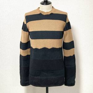 コムデギャルソンオムプリュス エバーグリーン 1993AW 脱色期 復刻 ボーダー ニット セーター HOMME PLUS EVER GREEN archive 3020309