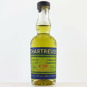 【全国送料無料】CHARTREUSE VERTE LIQUEUR　約54.8度　約30ml【シャルトリューズ ヴェール 緑】