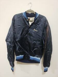 NAVY ナイロン ジャンバー ジャンパー ブルゾン ヴィンテージ USED 紺 L