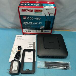 Buffalo Wi-Fi対応ルーター WXR-1750DHP2 無線LANルーター親機 11ac対応モデル 簡易動作確認済み バッファロー