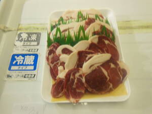 福岡県産天然猪肉　スライス4ミリ　〈４７０－４〉　肩ロース肉　６１０ｇ