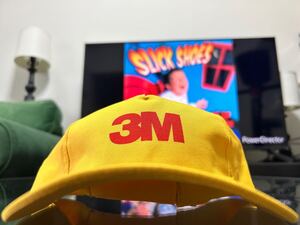 USA ミネソタ州　企業 3M スリーエム　キャップ　イエロー