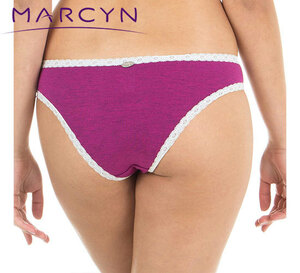 Ｍarcyn 561021　ピンク（S）ブラジリアンビキニショーツ　ローライズショーツ レディース 下着 美尻 ブラジルランジェリー 女性パンツ