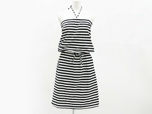 ◇【marimekko マリメッコ】ボーダー ベアトップワンピース M