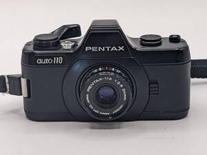 ★シャッターOK / レンズ美品★ ペンタックス PENATX auto110 + PENTAX-110 F2.8 24mm ダブルストローク 現状品 #2066_97_60