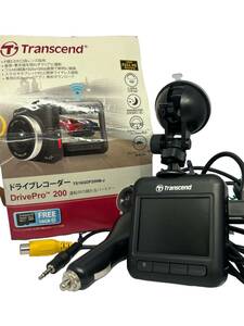 A70 116【中古】★Transcend トランセンド ドライブレコーダー DrivePro 200 WiFi対応 300万画素フルHD 広視野角 TS16GDP200M-J★