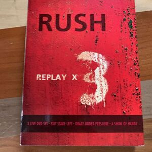 輸入中古3DVD＋CD：RUSH ラッシュ　REPLAYX3ニールパート　アレックスライフソン