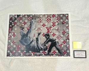 世界限定100枚 DEATH NYC バンクシー Banksy「ウクライナ」ヴィトン LOUISVUITTON ポップアート アートポスター 現代アート KAWS Banksy