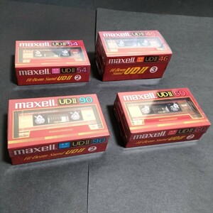 【未開封9本】UDⅡ★UDⅡ90・60・54・46★カセットテープ★ハイポジション★high position★maxell★マクセル★UD★①