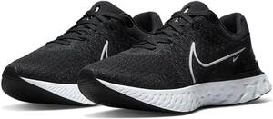 26.5cm ナイキ リアクト インフィニティ ラン フライニット 3 黒/白 DH5392-001 REACT INFINITY RUN FLYKNIT 3 ランニング ジョギング