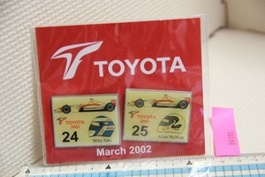 トヨタ F1 ミカ サロ アラン マクニッシュ ピンズ 2002年 3月 検索 自動車 グッズ ピンバッジ ピンバッチ PIN PINS 