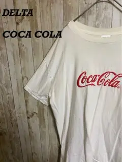 【希少レア】USA製デルタプロCOCA COLA コカコーラ刺繍Tee