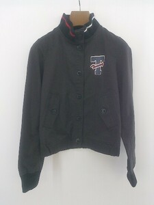 ◇ tommy girl トミーガール TOMMY HILFIGER 長袖 ジャケット サイズS/P ブラック レディース E