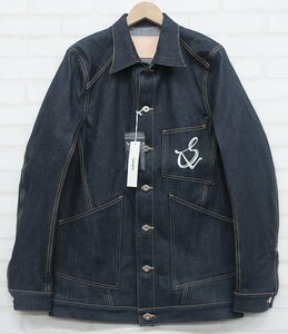 2J7182■新品 sulvam SN-J30-090 slim denim jacket サルバム スリムデニムジャケット