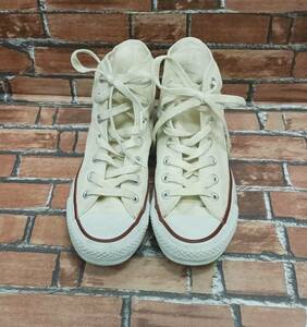 [佐川発送]CONVERSE コンバース　オールスター、チャックテイラー、ハイカットスニーカー　オフホワイト　22.5cm 　01