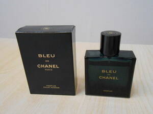 25969 BLEU DE CHANEL PARIS ブルー ドゥ シャネル パルファム ヴァポリザター VAPORISATEUR SPRAY 50ml 残量多 香水