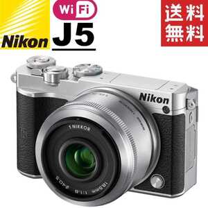 ニコン Nikon J5 レンズキット シルバー ミラーレス 一眼レフ 中古